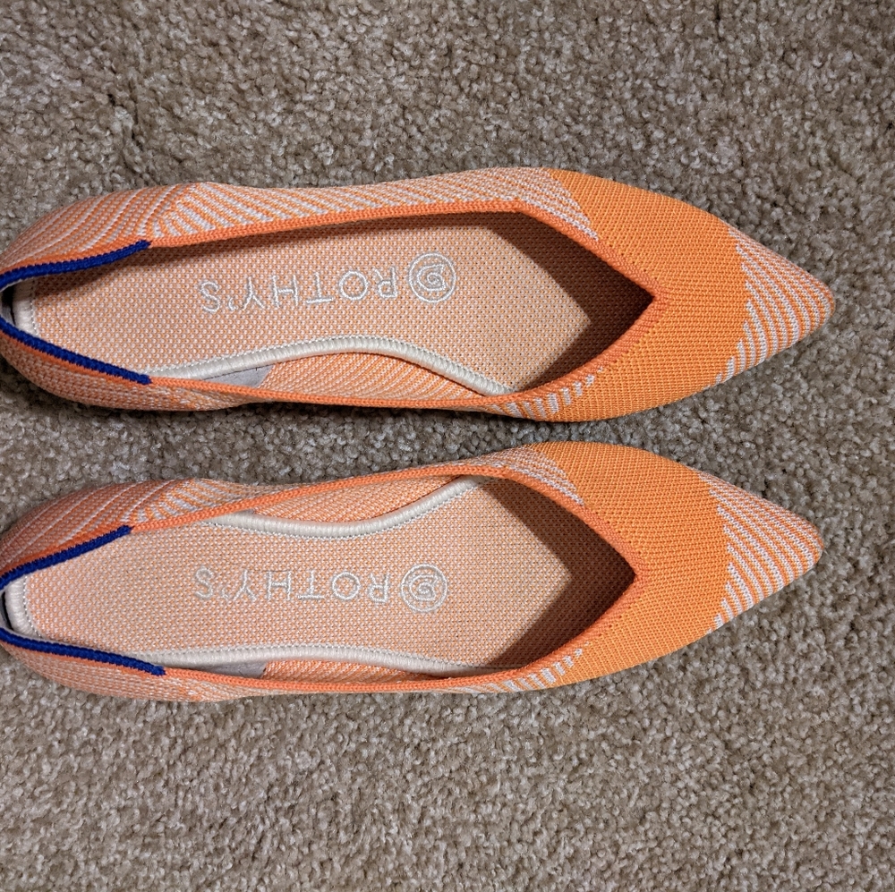 Rothys The Point in Sherbet Size 6.5
